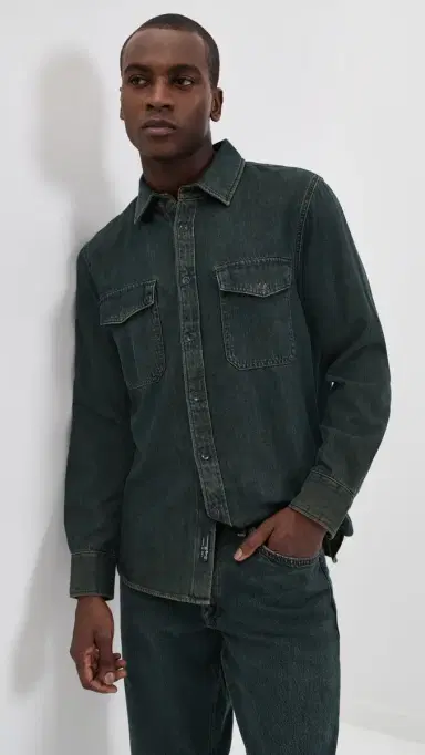 rag & bone Infuse Denim Shirt Oilin | Thumbnail 2 rag & bone Infuse Denim Shirt Oilin | Thumbnail 2