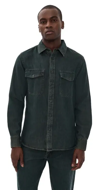 rag & bone Infuse Denim Shirt Oilin | Thumbnail 1 rag & bone Infuse Denim Shirt Oilin | Thumbnail 1