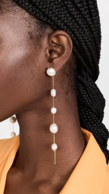 Cult Gaia Atum Earrings Pearl | Thumbnail 3