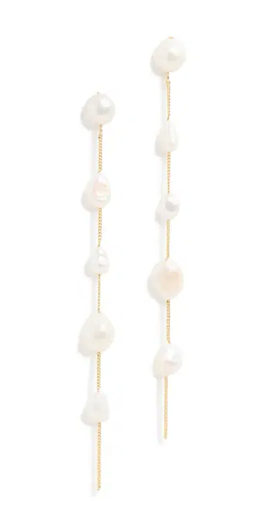 Cult Gaia Atum Earrings Pearl | Thumbnail 1