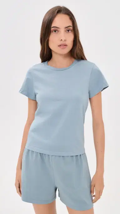 Vitamin A Coast Fitted Tee Shirt Dusk Blue | Thumbnail 2