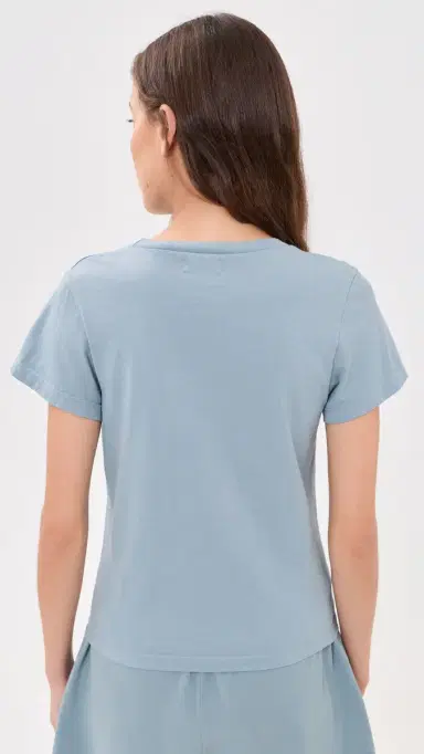 Vitamin A Coast Fitted Tee Shirt Dusk Blue | Thumbnail 3