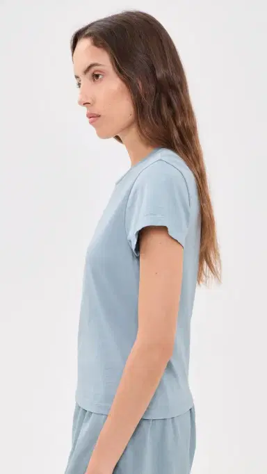 Vitamin A Coast Fitted Tee Shirt Dusk Blue | Thumbnail 4