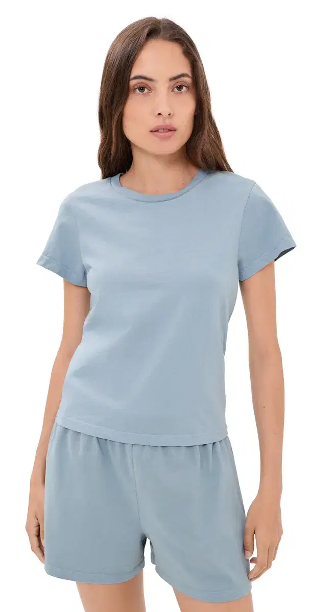 Coast Fitted Tee Shirt Dusk Blue