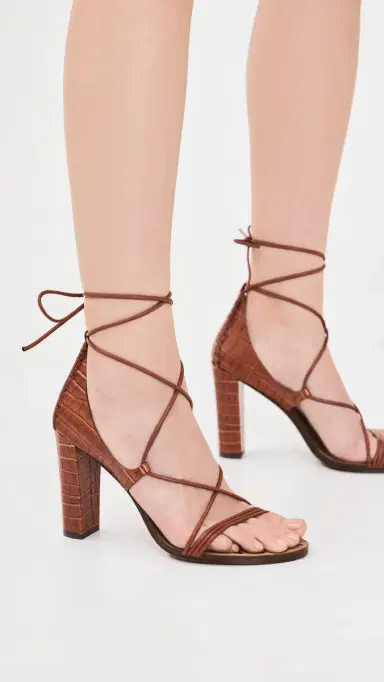 Ulla Johnson Aves Bare High Heel Sandals Redwood 40 | Thumbnail 5