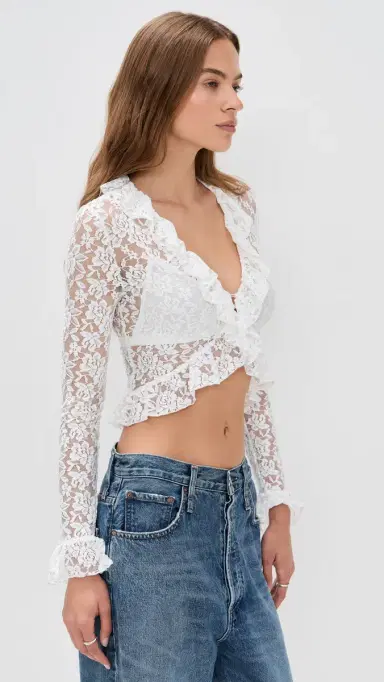 Lioness Long Nights Shirt Porcelain | Thumbnail 4 Lioness Long Nights Shirt Porcelain | Thumbnail 4