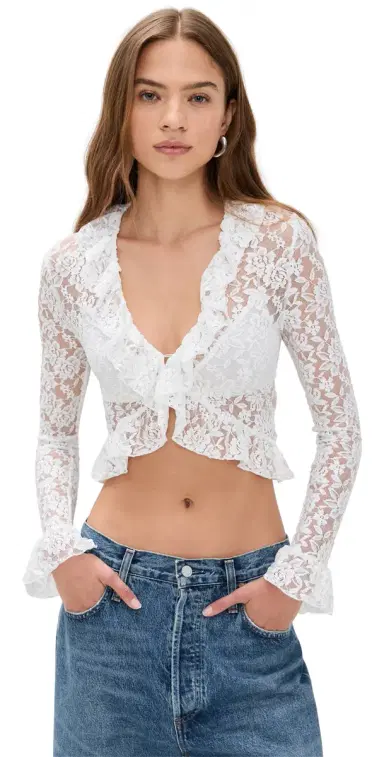 Lioness Long Nights Shirt Porcelain | Thumbnail 1 Lioness Long Nights Shirt Porcelain | Thumbnail 1