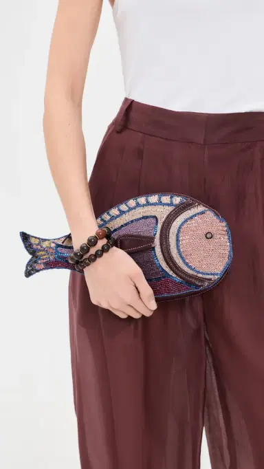 STAUD Pesce Clutch Ultraviolet One Size | Thumbnail 3