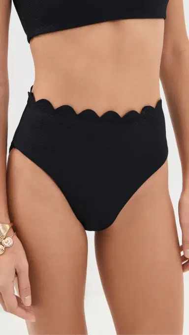 Beach Riot Nessa Bottoms Black | Thumbnail 2