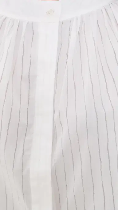 IRO Blissia Button Down Shirt Porcelain | Thumbnail 6
