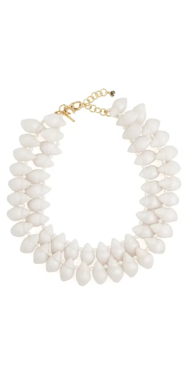 Lele Sadoughi Conch Shell Layered Necklace Mother of Pearl One Size