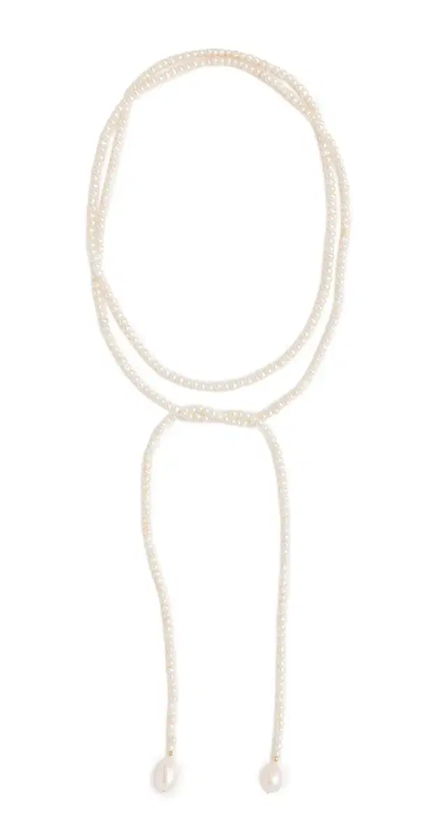 Monica Pearl Necklace Pearl One Size