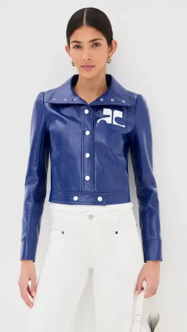 Courrèges Reedition Vinyl Jacket | Thumbnail 2
