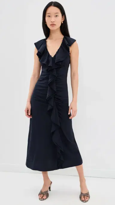 Ulla Johnson Chiara Cotton Ruffle Dress | Thumbnail 2 Ulla Johnson Chiara Cotton Ruffle Dress | Thumbnail 2