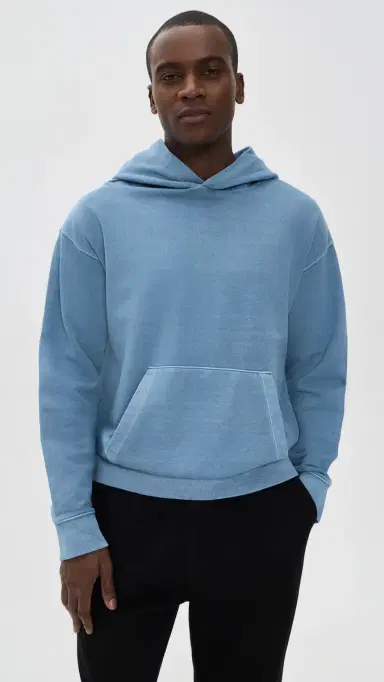 Beyond Yoga Beach Washed Terry Hoodie Washed After Dark Navy S | Thumbnail 2