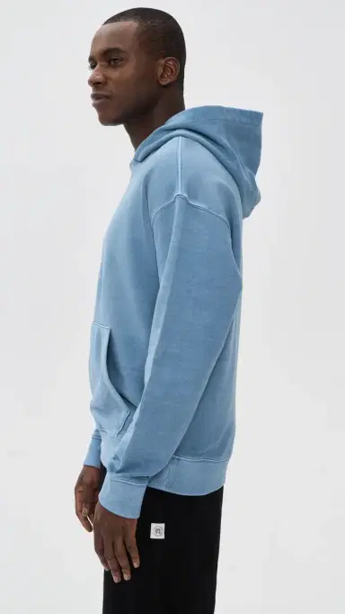 Beyond Yoga Beach Washed Terry Hoodie Washed After Dark Navy S | Thumbnail 4