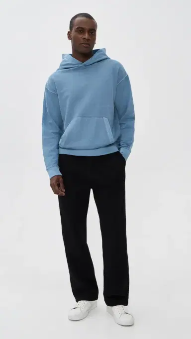 Beyond Yoga Beach Washed Terry Hoodie Washed After Dark Navy S | Thumbnail 5
