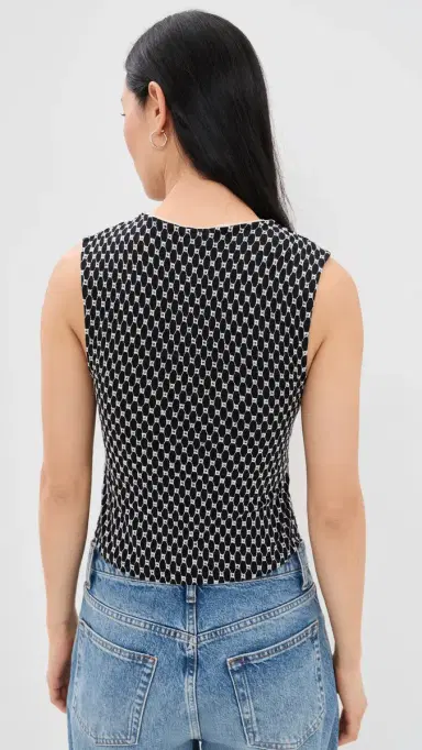 Free People Good Graces Top Black Combo M | Thumbnail 3