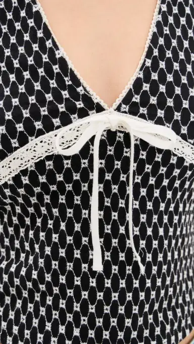 Free People Good Graces Top Black Combo M | Thumbnail 6