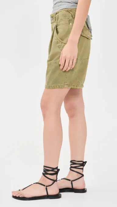 Free People Wild Rebel Shorts Outlaw Taupe | Thumbnail 4