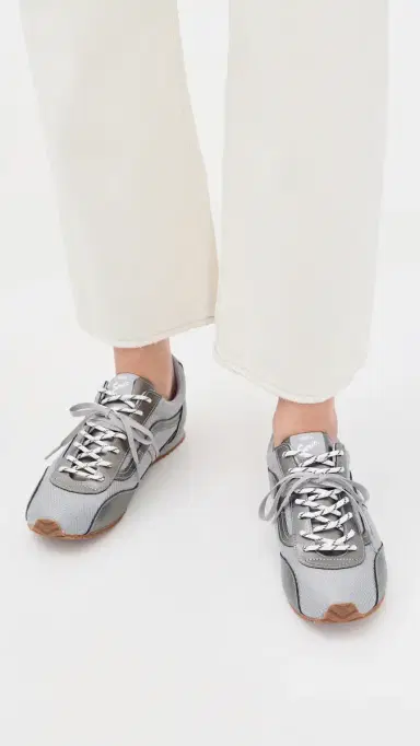 Vans Premium Super Lowpro Trainer Sneakers Marathon Silver | Thumbnail 3