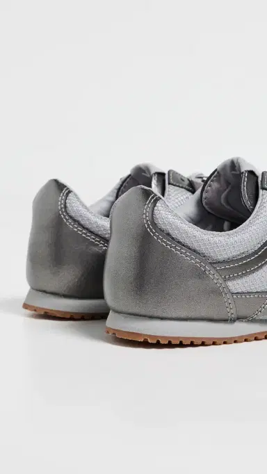 Vans Premium Super Lowpro Trainer Sneakers Marathon Silver | Thumbnail 4