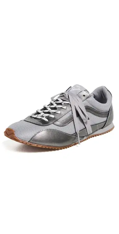Vans Premium Super Lowpro Trainer Sneakers Marathon Silver | Thumbnail 1