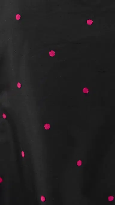 Caro Editions ylvia Dress Black/Pink Dots | Thumbnail 6