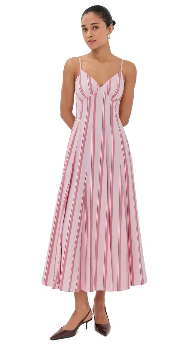 Cami Maxi Dress Red Stripe