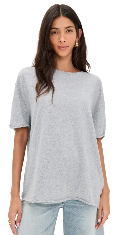 Free People Nina Tee Heather Grey | Thumbnail 1 Free People Nina Tee Heather Grey | Thumbnail 1