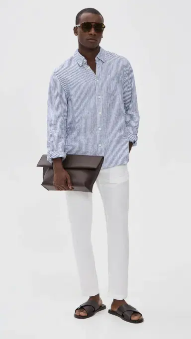 BOSS Linen Blend Trousers | Thumbnail 5 BOSS Linen Blend Trousers | Thumbnail 5