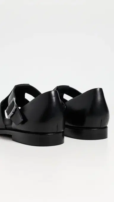 G.H. BASS G. H. Bass Potter Leather Fisherman Sandals Black 9 | Thumbnail 3