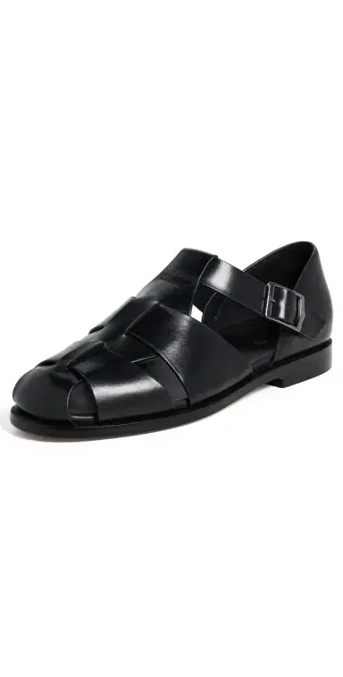 G.H. BASS G. H. Bass Potter Leather Fisherman Sandals Black 9 | Thumbnail 1