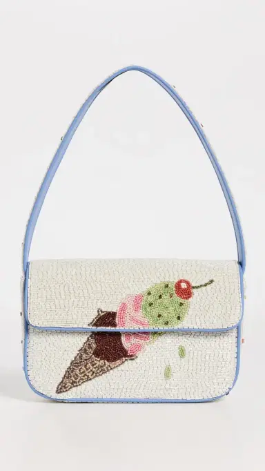 Staud Tommy Beaded Shoulder Bag | Thumbnail 2 Staud Tommy Beaded Shoulder Bag | Thumbnail 2
