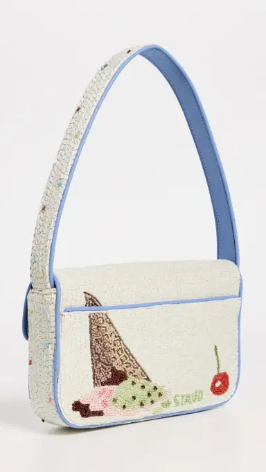 Staud Tommy Beaded Shoulder Bag | Thumbnail 4 Staud Tommy Beaded Shoulder Bag | Thumbnail 4