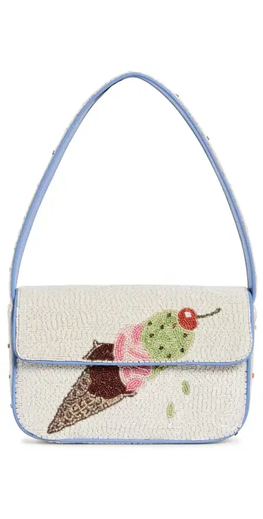 Staud Tommy Beaded Shoulder Bag | Thumbnail 1 Staud Tommy Beaded Shoulder Bag | Thumbnail 1