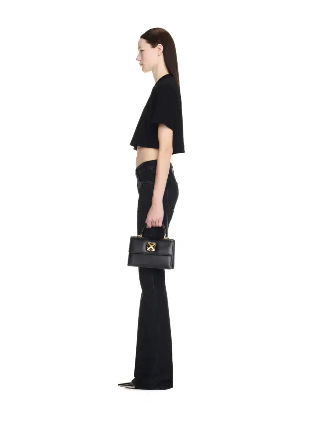 Off-White Jitney 1.4 Top Handle Chain Black No Col