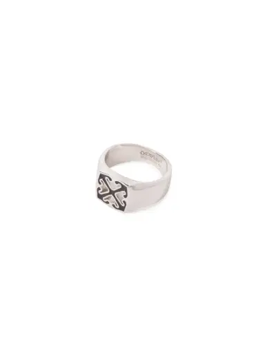 Off-White Enamel Arrow Ring | Thumbnail 3 Off-White Enamel Arrow Ring | Thumbnail 3