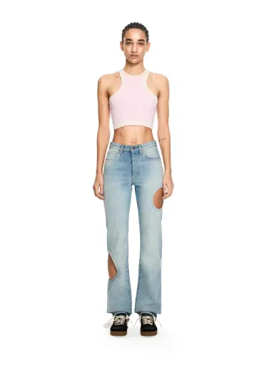 Off-White Spray Off Stamp Ribbed Tank Top | Thumbnail 2 Off-White Spray Off Stamp Ribbed Tank Top | Thumbnail 2