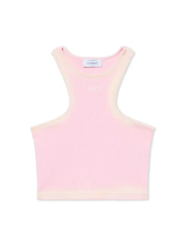 Off-White Spray Off Stamp Ribbed Tank Top