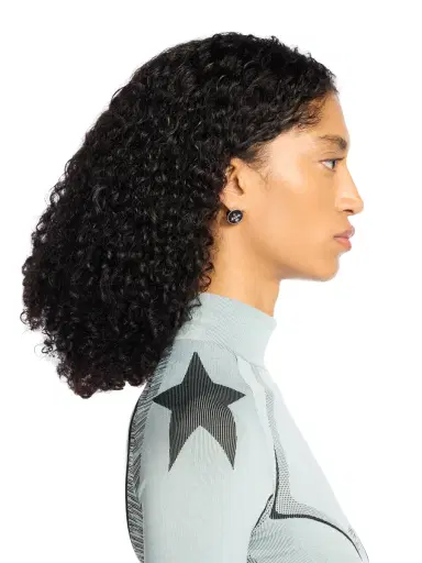 Off-White Round Arrow Mono Earring | Thumbnail 2 Off-White Round Arrow Mono Earring | Thumbnail 2