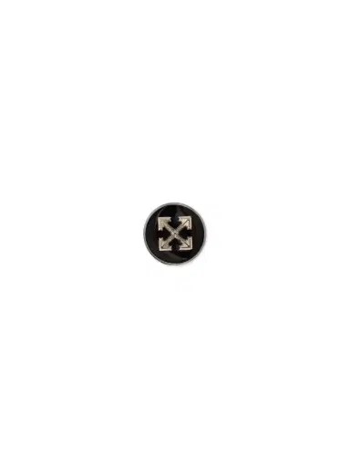 Off-White Round Arrow Mono Earring | Thumbnail 1 Off-White Round Arrow Mono Earring | Thumbnail 1