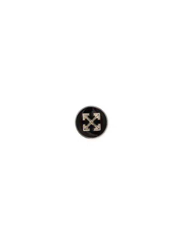 Off-White Round Arrow Mono Earring