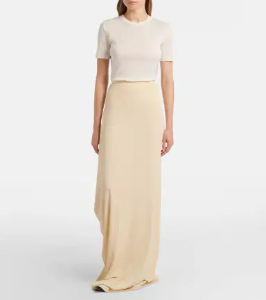 The Row Dione draped maxi skirt | Thumbnail 4