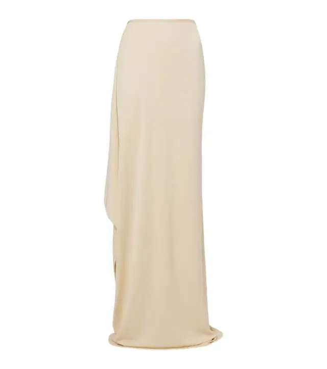 The Row Dione draped maxi skirt
