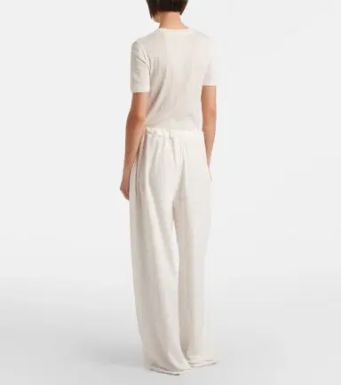 The Row Faz linen-blend wide-leg pants | Thumbnail 3 The Row Faz linen-blend wide-leg pants | Thumbnail 3