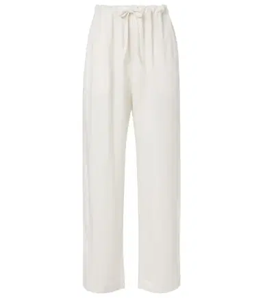 The Row Faz linen-blend wide-leg pants | Thumbnail 1 The Row Faz linen-blend wide-leg pants | Thumbnail 1