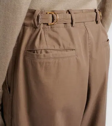 The Row Fadry cotton-blend gabardine wide-leg pants | Thumbnail 3 The Row Fadry cotton-blend gabardine wide-leg pants | Thumbnail 3