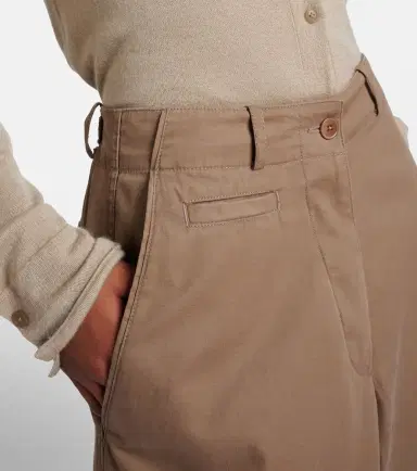 The Row Fadry cotton-blend gabardine wide-leg pants | Thumbnail 4 The Row Fadry cotton-blend gabardine wide-leg pants | Thumbnail 4