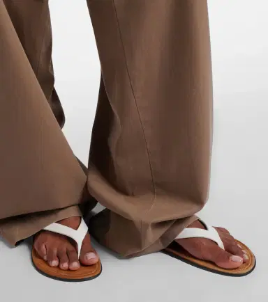 The Row Fadry cotton-blend gabardine wide-leg pants | Thumbnail 6 The Row Fadry cotton-blend gabardine wide-leg pants | Thumbnail 6